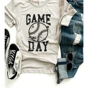 NEW COSTA THREADS game day grunge baseball tee in gray